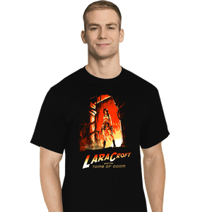 Shirts T-Shirts, Tall / Large / Black Indiana Croft