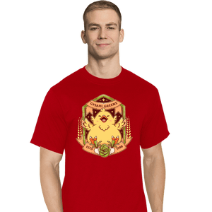 Shirts T-Shirts, Tall / Large / Red Fat Chocobo Gysahl