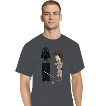 Load image into Gallery viewer, Daily_Deal_Shirts T-Shirts, Tall / Large / Charcoal Stupid Jedi
