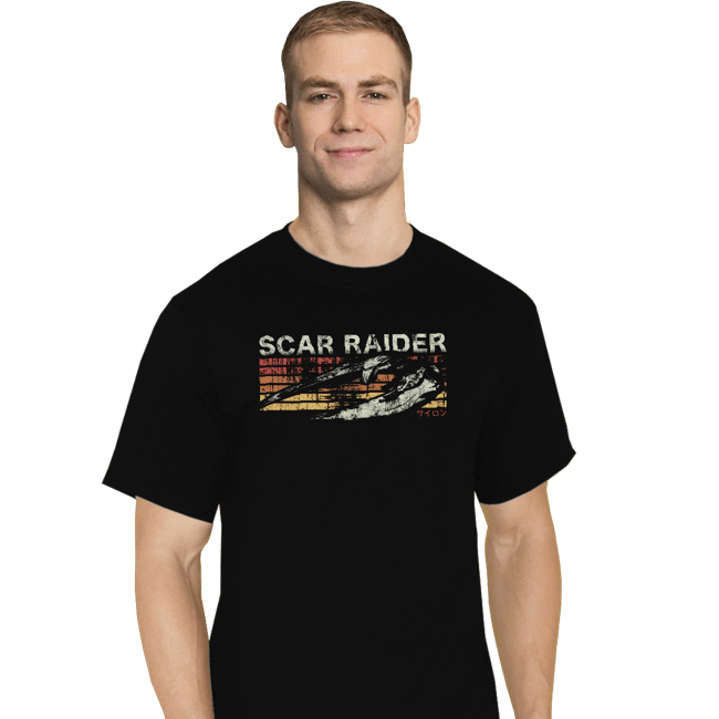 Shirts T-Shirts, Tall / Large / Black Scar Raider
