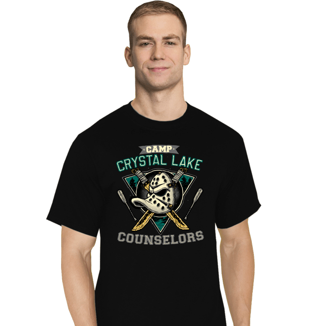 Daily_Deal_Shirts T-Shirts, Tall / Large / Black Camp Counselors