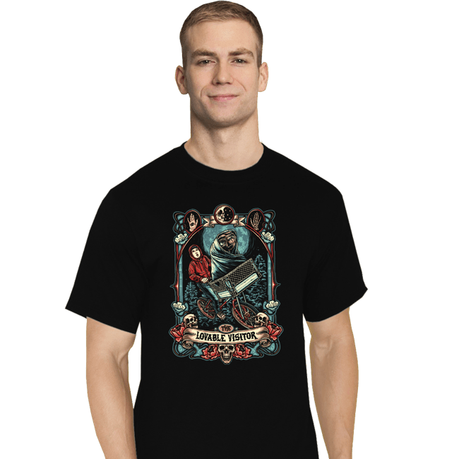 Daily_Deal_Shirts T-Shirts, Tall / Large / Black The Lovable Visitor