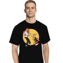 Load image into Gallery viewer, Daily_Deal_Shirts T-Shirts, Tall / Large / Black Rabbit Fiction
