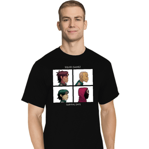 Daily_Deal_Shirts T-Shirts, Tall / Large / Black Squid Gamez