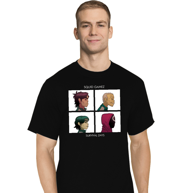 Daily_Deal_Shirts T-Shirts, Tall / Large / Black Squid Gamez