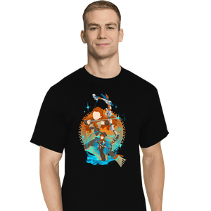 Shirts T-Shirts, Tall / Large / Black Savior From Another World Aloy