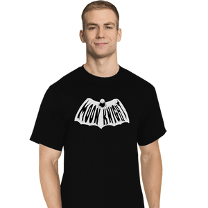 Daily_Deal_Shirts T-Shirts, Tall / Large / Black Retro Moon Knight