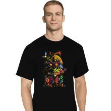 Load image into Gallery viewer, Secret_Shirts T-Shirts, Tall / Large / Black The Skull Kid Crew
