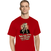 Load image into Gallery viewer, Shirts T-Shirts, Tall / Large / Red Klaatu Barada Nikto

