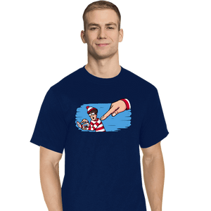 Secret_Shirts T-Shirts, Tall / Large / Navy Finder Found