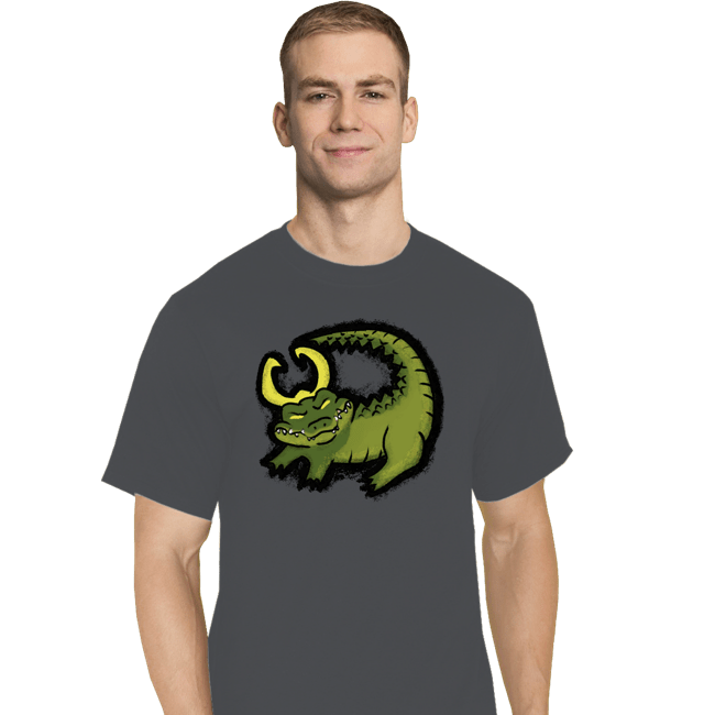 Shirts T-Shirts, Tall / Large / Charcoal The Alligator King