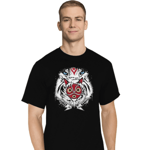 Shirts T-Shirts, Tall / Large / Black Forest Spirit Protector