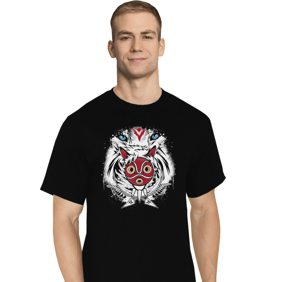 Shirts T-Shirts, Tall / Large / Black Forest Spirit Protector