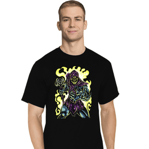 Daily_Deal_Shirts T-Shirts, Tall / Large / Black Skull King of Eternia