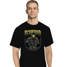 Load image into Gallery viewer, Daily_Deal_Shirts T-Shirts, Tall / Large / Black Scorpion Crest
