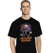 Load image into Gallery viewer, Shirts T-Shirts, Tall / Large / Black Halloween Pumpkin Parade
