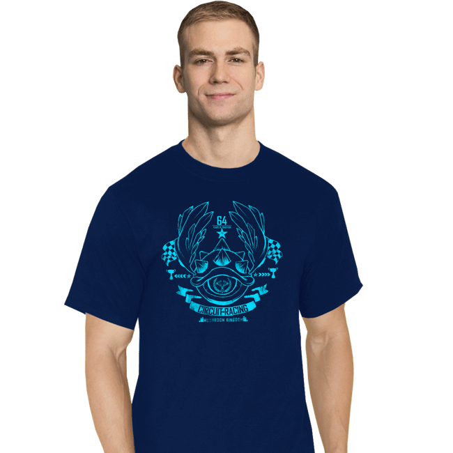 Shirts T-Shirts, Tall / Large / Navy Mushroo Kingdom Racing
