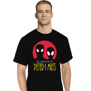 Secret_Shirts T-Shirts, Tall / Large / Black Adventures Of Peter and Miles