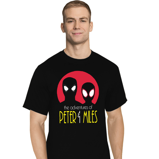 Secret_Shirts T-Shirts, Tall / Large / Black Adventures Of Peter and Miles