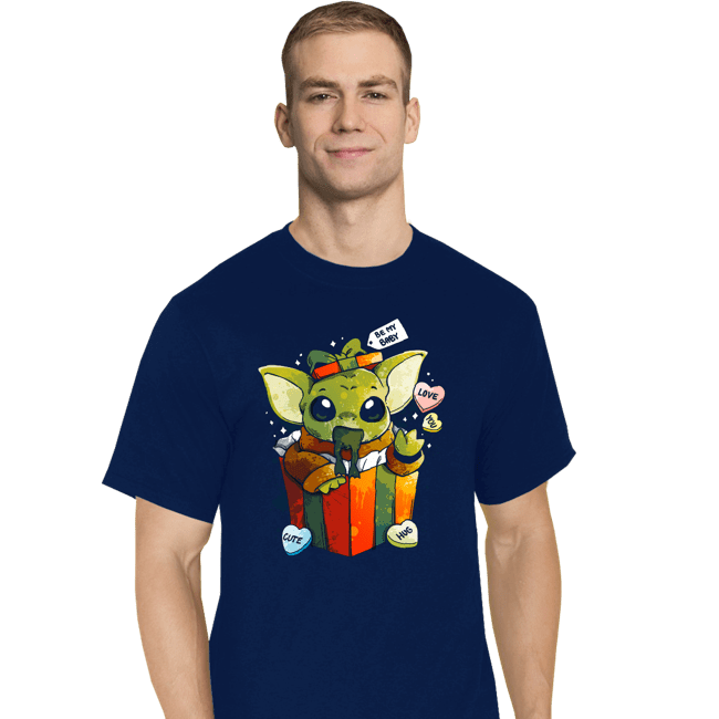 Daily_Deal_Shirts T-Shirts, Tall / Large / Navy Be My Baby