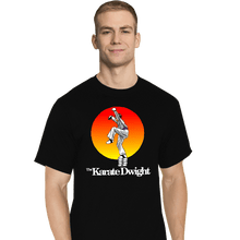 Load image into Gallery viewer, Shirts T-Shirts, Tall / Large / Black Karate Dwight
