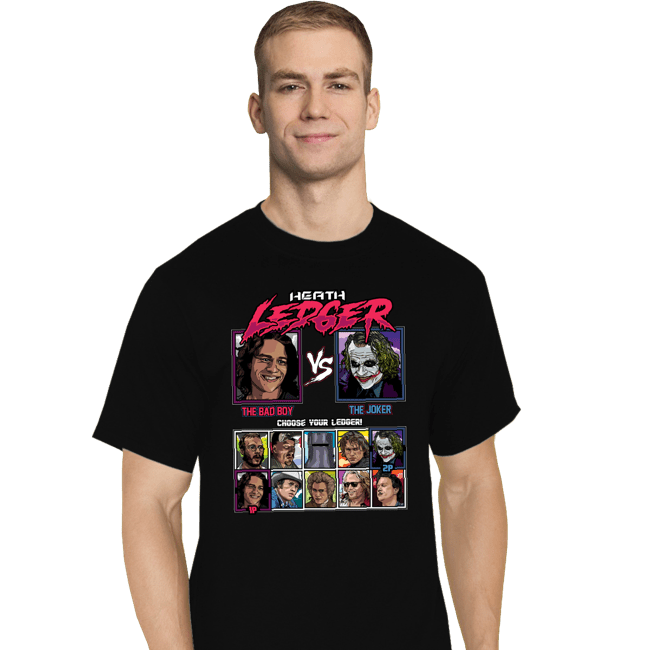 Daily_Deal_Shirts T-Shirts, Tall / Large / Black Ledger Fighter