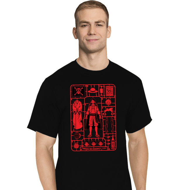 Daily_Deal_Shirts T-Shirts, Tall / Large / Black Luffy Model Sprue