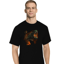 Load image into Gallery viewer, Daily_Deal_Shirts T-Shirts, Tall / Large / Black Prehistoric Kaiju
