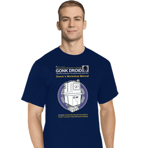Daily_Deal_Shirts T-Shirts, Tall / Large / Navy Gonk Manual