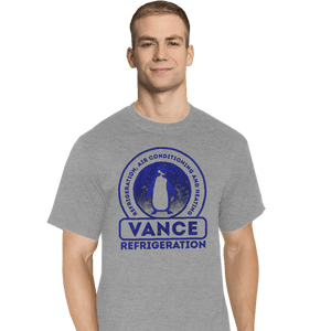 Secret_Shirts T-Shirts, Tall / Large / Sports Grey Vance Refrigeration