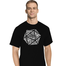 Load image into Gallery viewer, Shirts T-Shirts, Tall / Large / Black Mosaic D20
