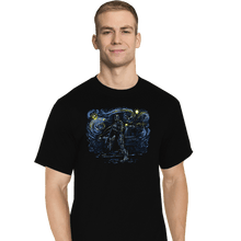 Load image into Gallery viewer, Secret_Shirts T-Shirts, Tall / Large / Black Starry Cop
