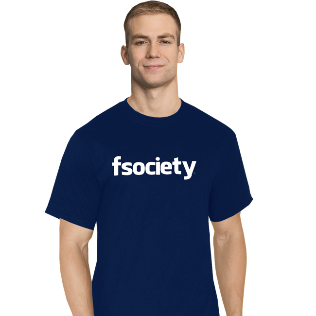 Shirts T-Shirts, Tall / Large / Navy fsociety
