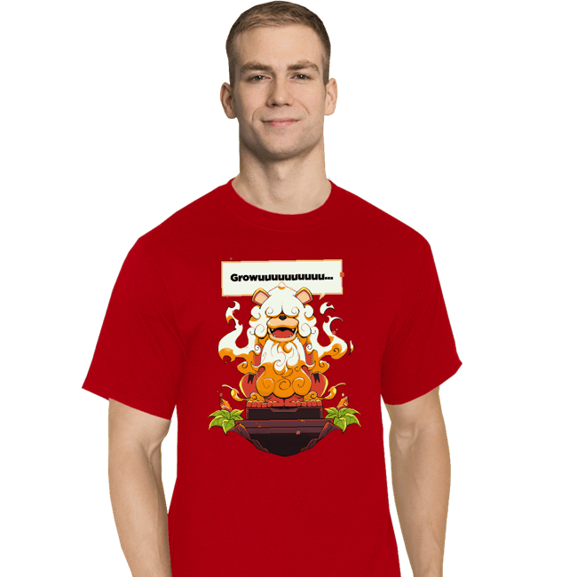 Shirts T-Shirts, Tall / Large / Red Hisuian Growlithe