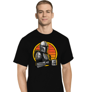 Secret_Shirts T-Shirts, Tall / Large / Black Best Mando Dad