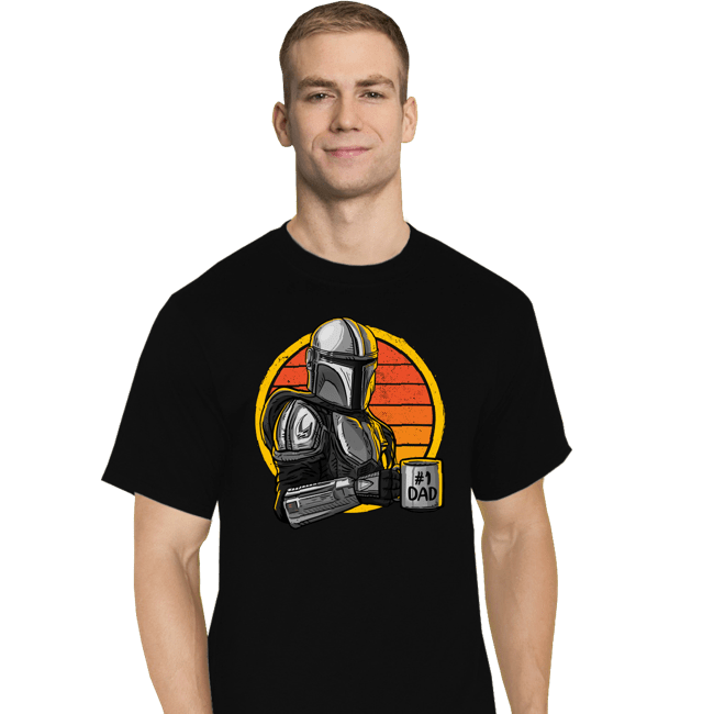 Secret_Shirts T-Shirts, Tall / Large / Black Best Mando Dad