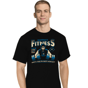 Secret_Shirts T-Shirts, Tall / Large / Black Ghostface's Fitness