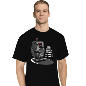 Daily_Deal_Shirts T-Shirts, Tall / Large / Black Gonk!