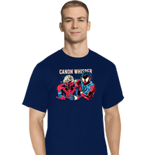Load image into Gallery viewer, Daily_Deal_Shirts T-Shirts, Tall / Large / Navy Canon Whisper
