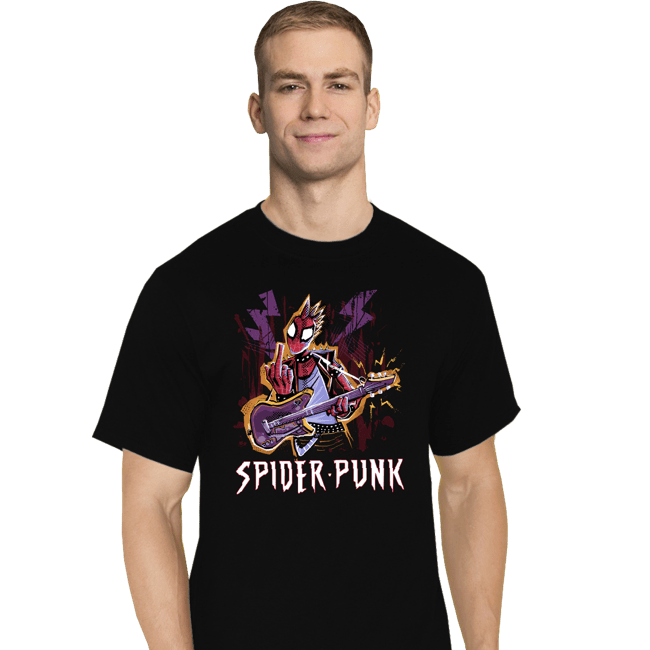 Secret_Shirts T-Shirts, Tall / Large / Black The Spider Punk
