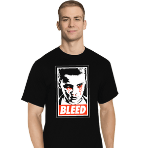 Daily_Deal_Shirts T-Shirts, Tall / Large / Black Stranger Blood