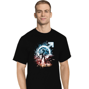 Shirts T-Shirts, Tall / Large / Black Mars Storm