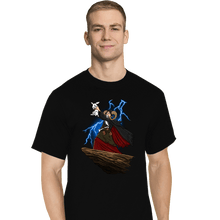 Load image into Gallery viewer, Daily_Deal_Shirts T-Shirts, Tall / Large / Black The Rabbit King
