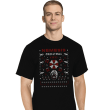 Load image into Gallery viewer, Shirts T-Shirts, Tall / Large / Black Nemesis Christmas Ugly Sweater
