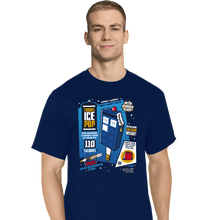 Load image into Gallery viewer, Shirts T-Shirts, Tall / Large / Navy Tardis Ice Pop
