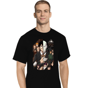 Shirts T-Shirts, Tall / Large / Black Potter Tiles