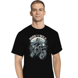 Shirts T-Shirts, Tall / Large / Black Born To Be Wild Deal