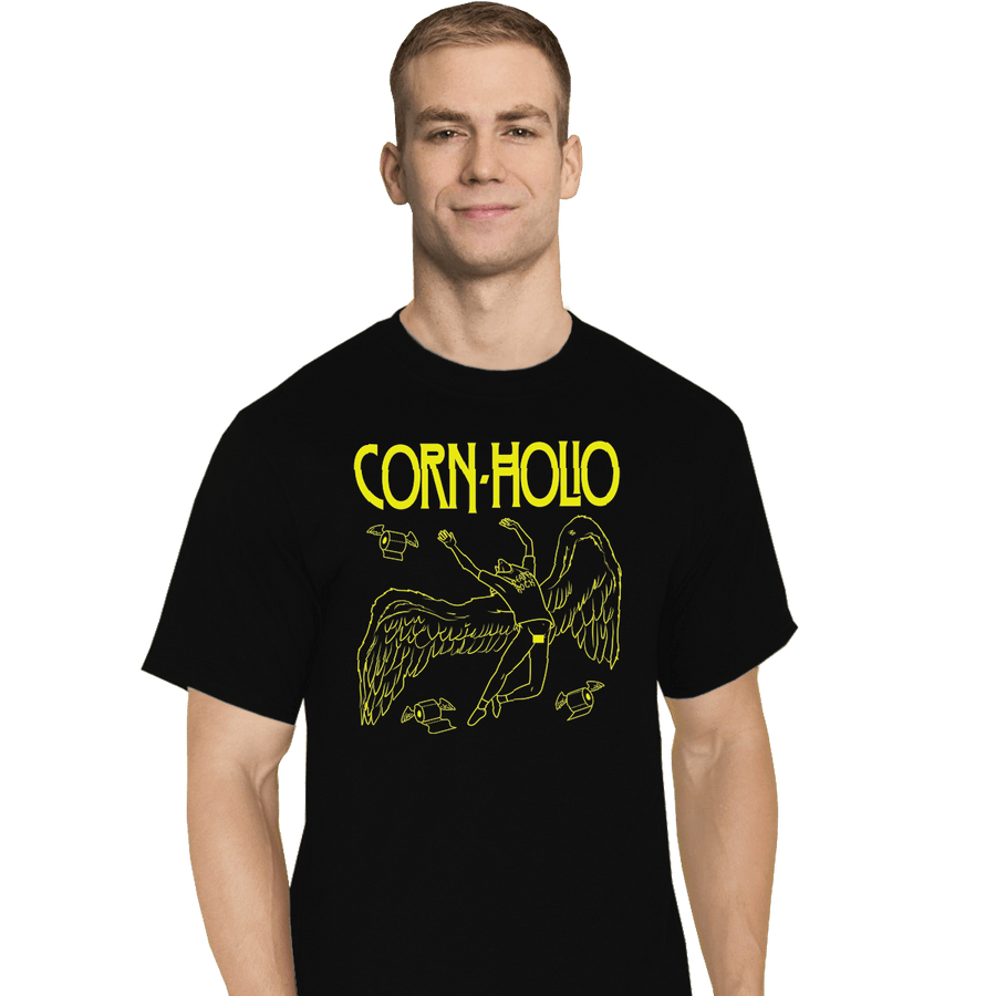 Shirts T-Shirts, Tall / Large / Black Corn Holio