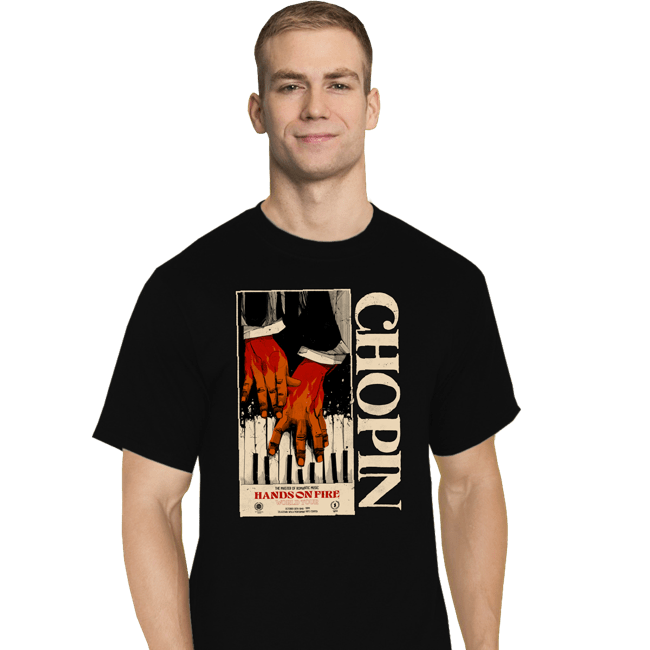 Shirts T-Shirts, Tall / Large / Black Chopin World Tour