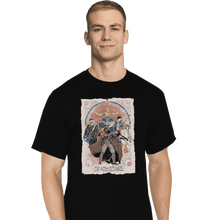 Load image into Gallery viewer, Shirts T-Shirts, Tall / Large / Black Death Stars
